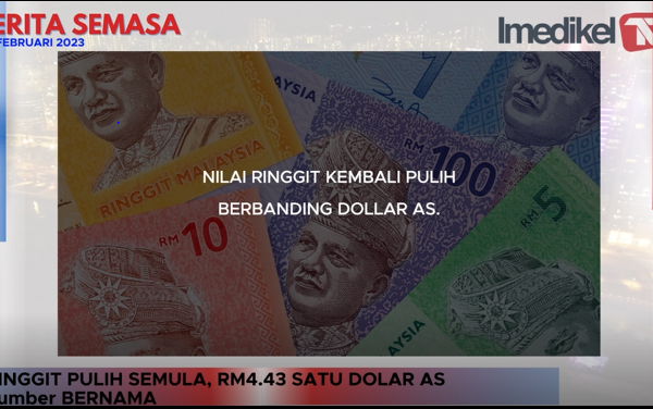 RINGGIT PULIH SEMULA, RM4.43 SATU DOLAR AS