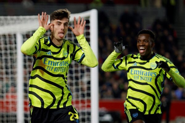 GOL HAVERTZ JULANG GUNNERS KE PUNCAK EPL