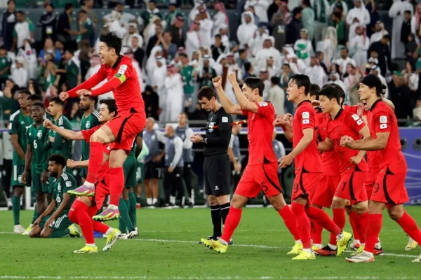 KOREA SELATAN SINGKIR ARAB SAUDI MENERUSI PENALTI