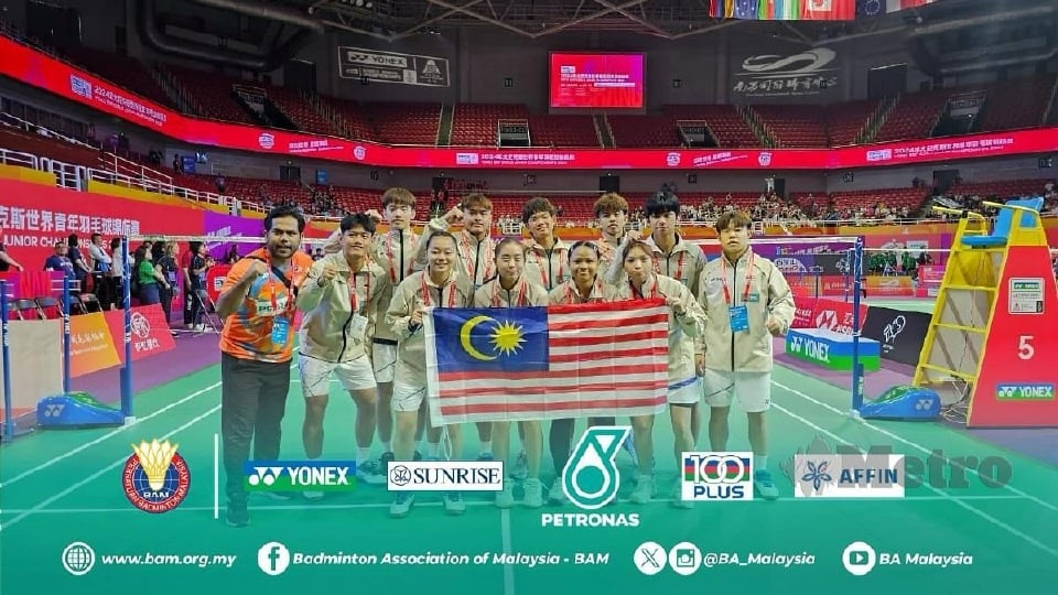 SKUAD NEGARA LANGKAH KANAN DI KEJOHANAN BADMINTON REMAJA DUNIA