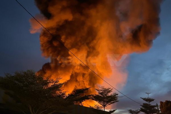 AKSB BANTU HANTAR TANKER, ATASI MASALAH AIR DIHADAPI BOMBA PADAM KEBAKARAN KILANG